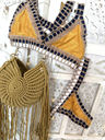 Traditional Bikini Yellow/Navy
